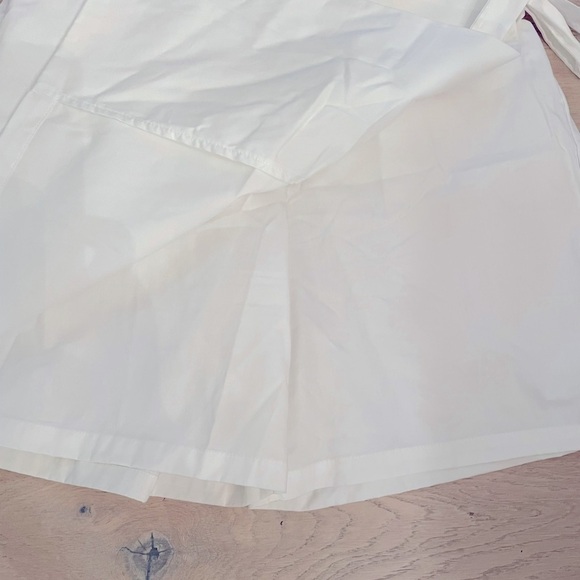 WHITE Skort elastic waist pull up - Picture 4 of 11